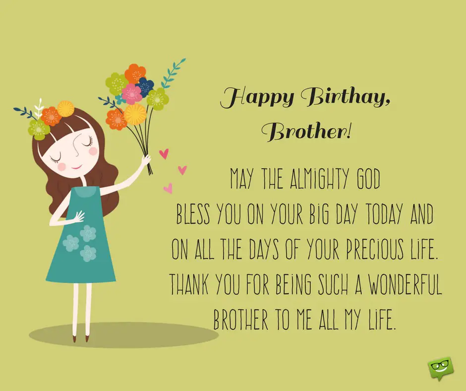 Happy Birthday From Little Sister To Big Brother Birthday Prayers For My Brother | A Blessed Celebration