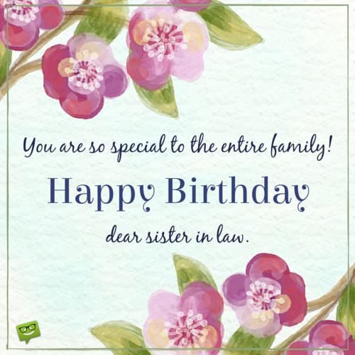 Happy Birthday, Sister-in-Law! | The Special Day of My Sis