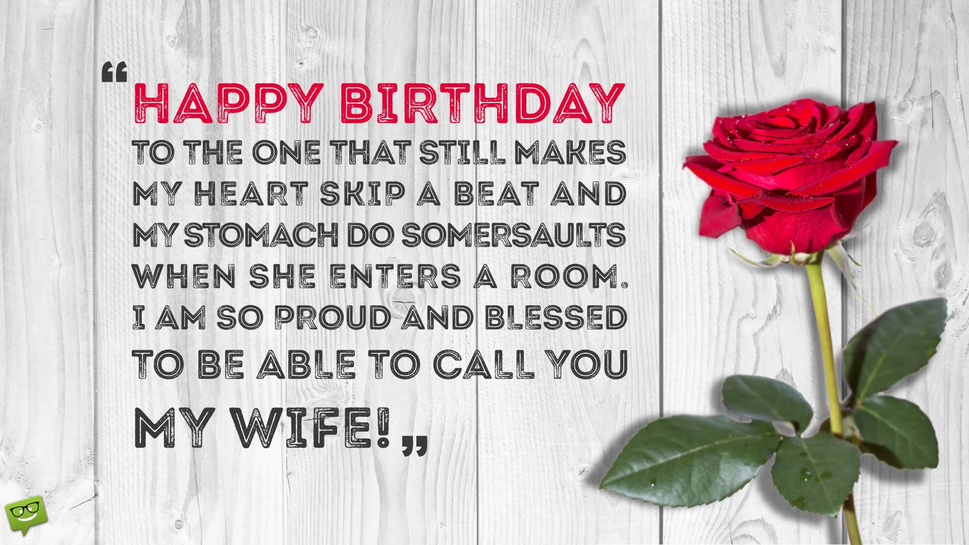 Romantic Birthday Wishes For Your Wife Can t Do Anything But Adore Her