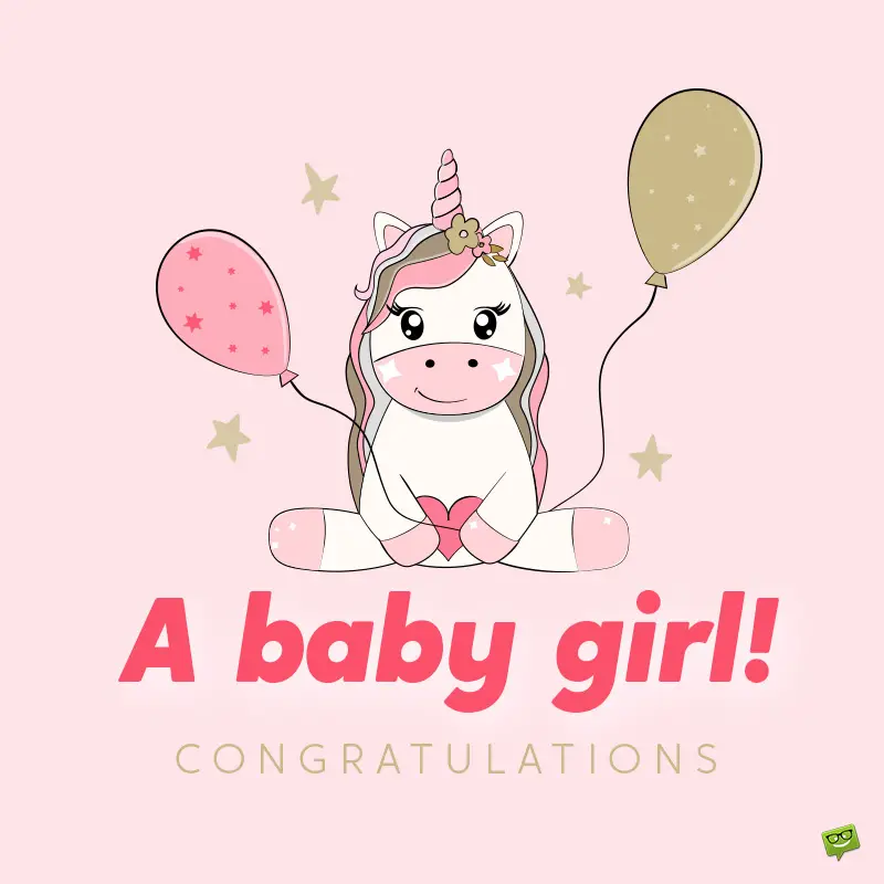 congratulations baby girl message