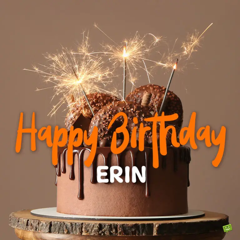 happy birthday image for Erin.