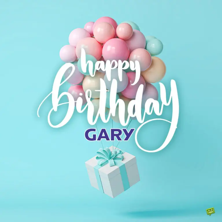 happy birthday image for Gary.