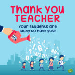 Thank You Notes for Teachers and School Staff to Share