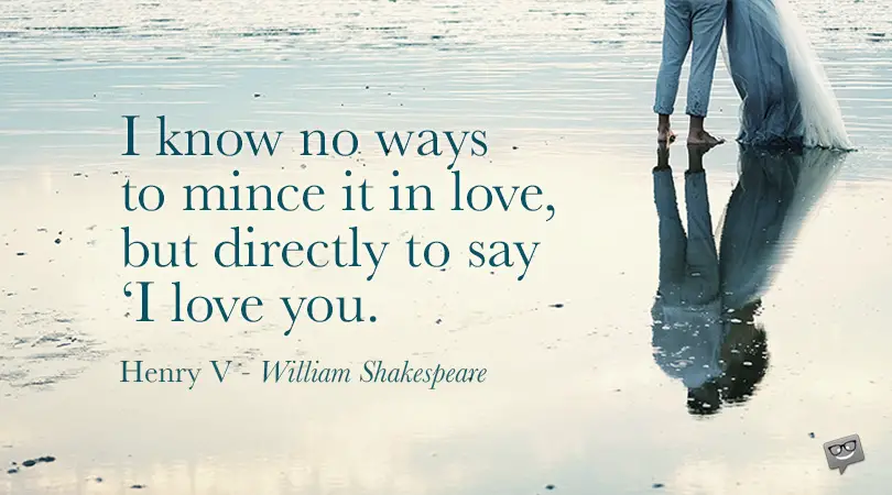 Shakespeare love quote.