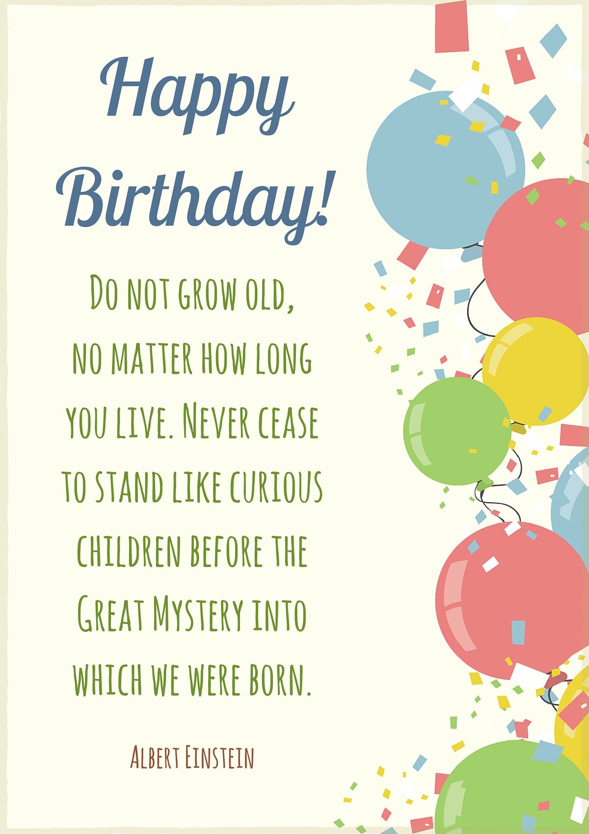 Hand picked List Of Insightful Famous Birthday Quotes