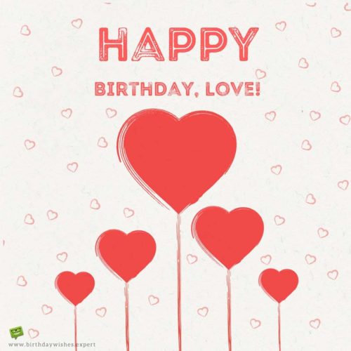 birthday wishes to a female lover