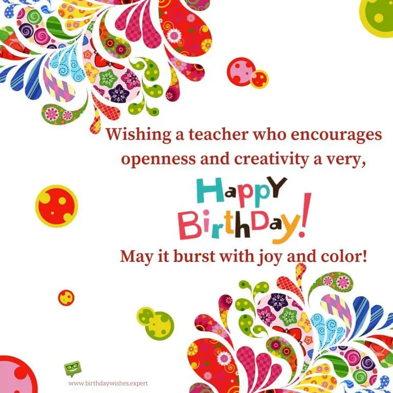 Happy Birthday, Teacher! Wishes for Professors + Instructors