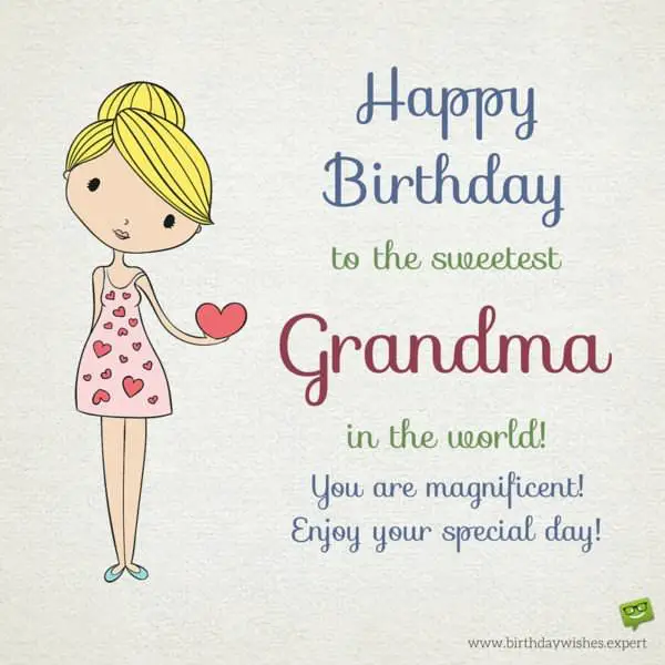 Happy Birthday Grandma Warm Wishes For Your Grandmother