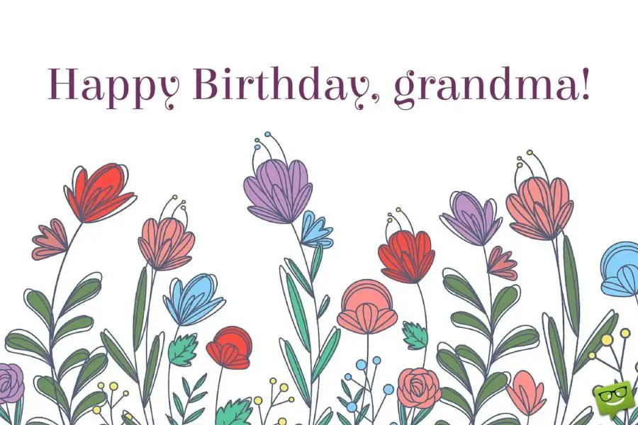 Happy Birthday Wishes For Grandma