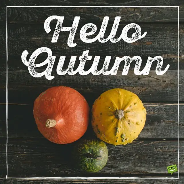 Hello Autumn Quotes And Images For This Fall