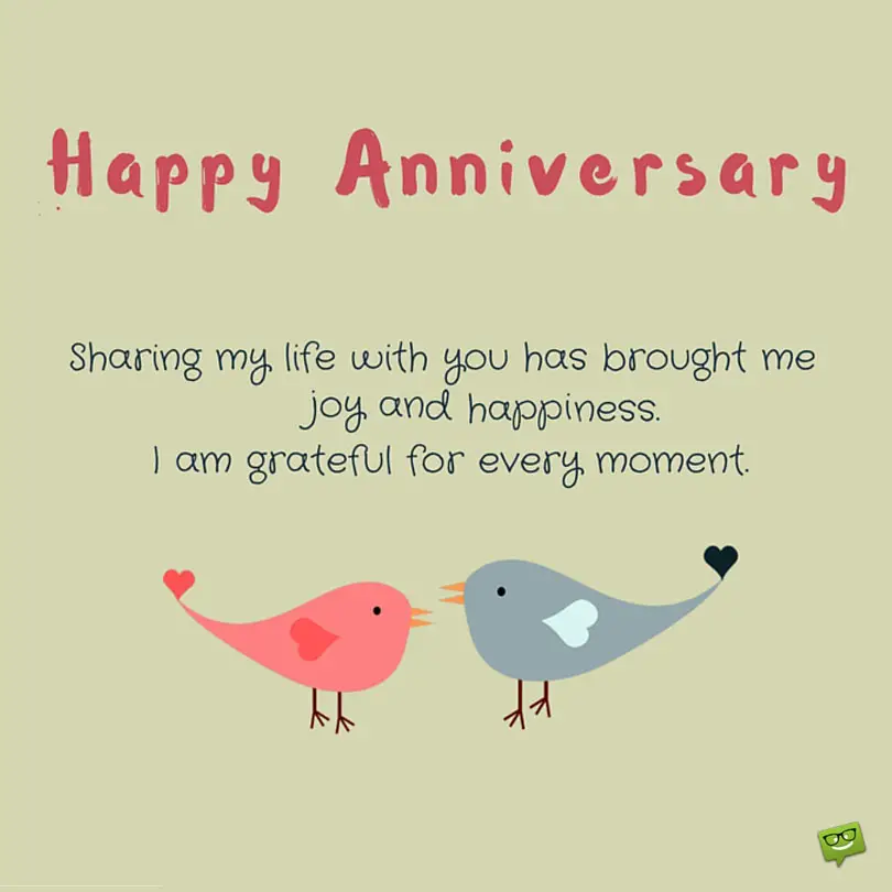 Happy Anniversary, My Love! | Wishes for your Other Half