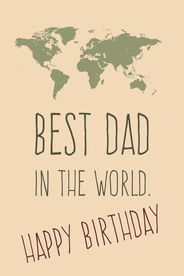 happy birthday to best dad in the world