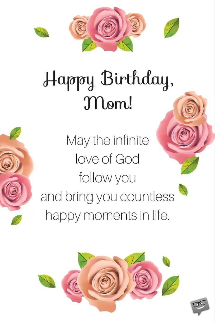 Birthday Prayers for Mothers Bless you, Mom!