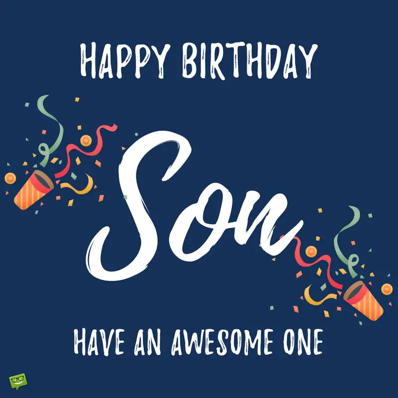 Happy Birthday Son Cut File