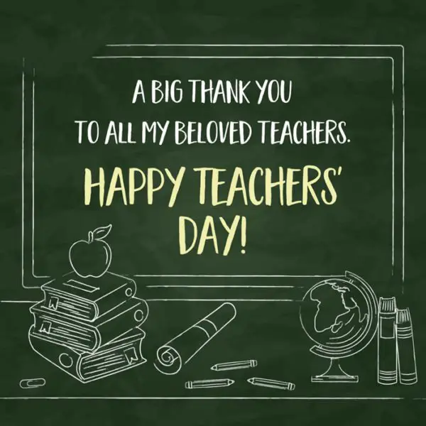 Happy Teacher's Day! | Forever Grateful