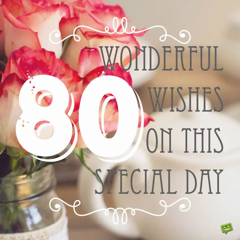 80th Birthday Wishes For Mom