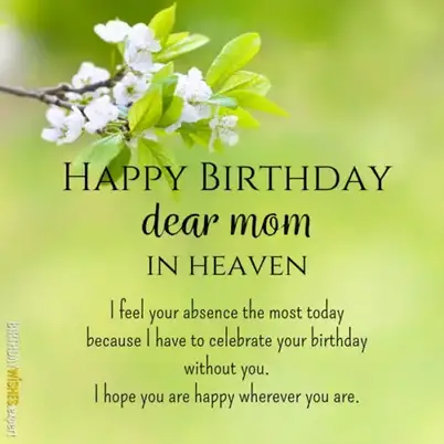 Miss You Happy Birthday Mom In Heaven Happy Birthday, Mom, In Heaven