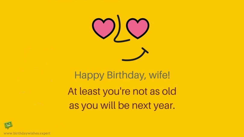 30 Funny Birthday Wishes for your Wifes Special photo pic