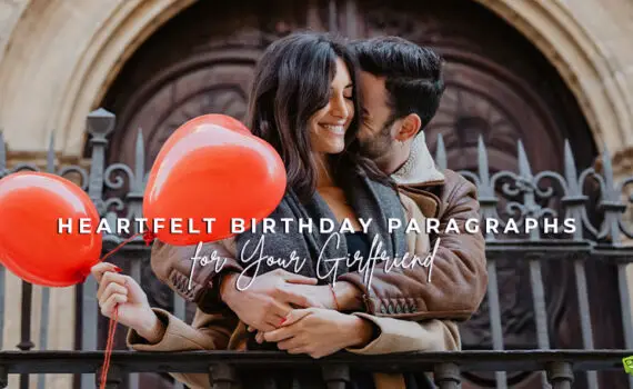 Featured image for a blog post with birthday paragraphs for girlfriend.