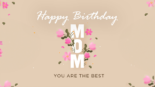 Happy Birthday Mom Quotes